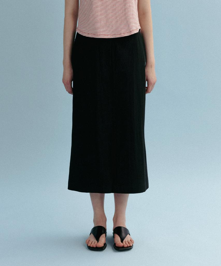 Manggomaenipeullijeu Bill H Skirt_Black