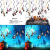 Creepy Halloween Spiral Hanging Decorations For Festive Atmosphere And Party Supplies