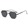 Metal Double Beam Small Frame Sunglasses Men's European and American Polygonal Retro Sunglasses Women's Ins Wind YK Sunglasses Spot