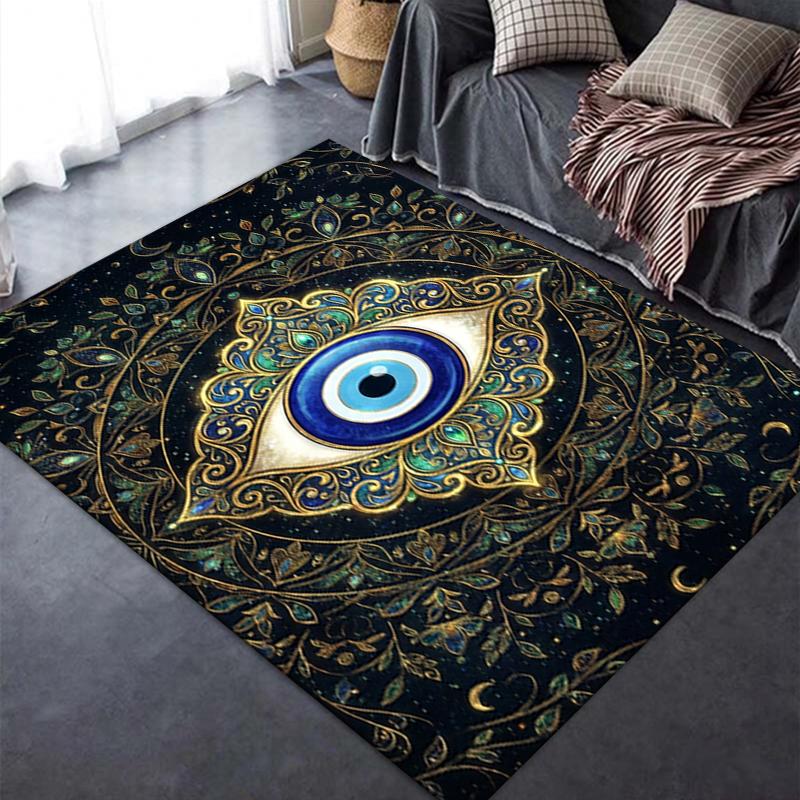 2025 New Evil Eye Carpet Rug for Living Room Bedroom Home Sofa Decoration,Kids Play Non-slip Floor Mat165