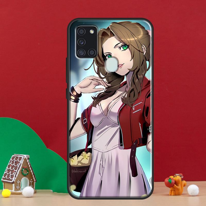 Aerith Gainsborough Final Fantasy Case For Samsung Galaxy A54 A34 A14 A51 A71 A50 A52S A12 A22 A32 A52 A53 A33 A13 Cover Coque