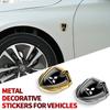3D Metal Car Body Fender Stickers Window Rear Trunk Badge Decals Accessories For Mitsubishi 9 Ralliart X EX L200 Colt Outlander 