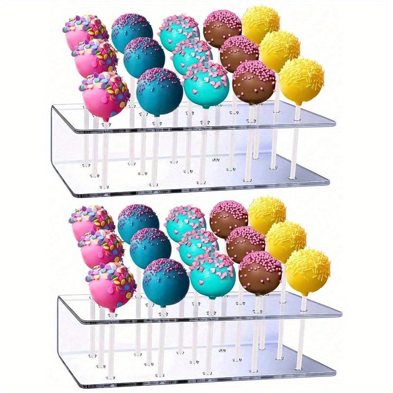 1pc Clear Acrylic Cake Stand, Dessert Display Rack, Birthday Party Gathering Table Decoration, Christmas