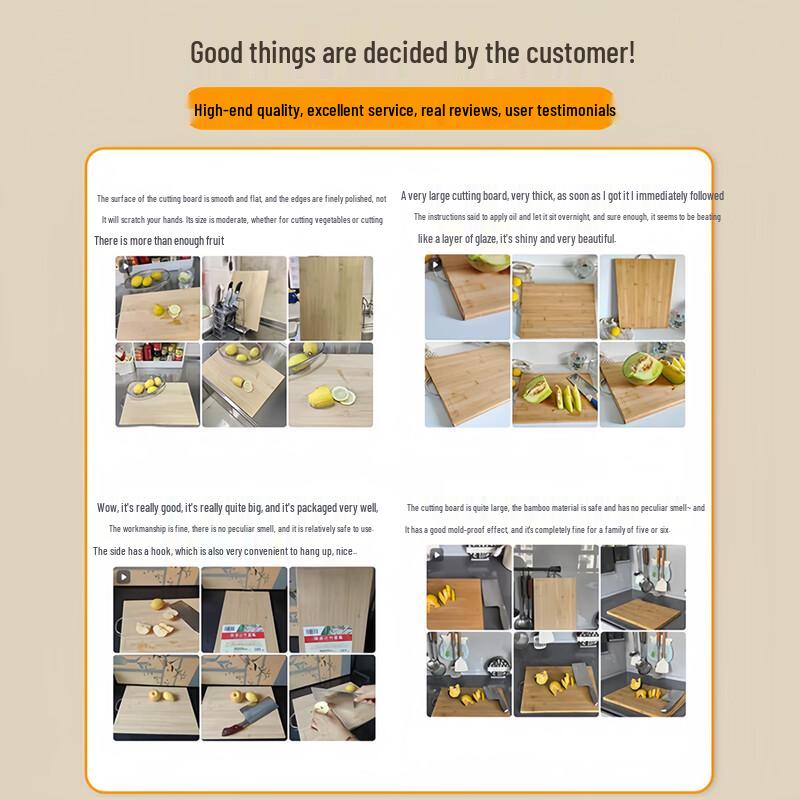 Aishida Anti-Bacterial Bamboo Cutting Board