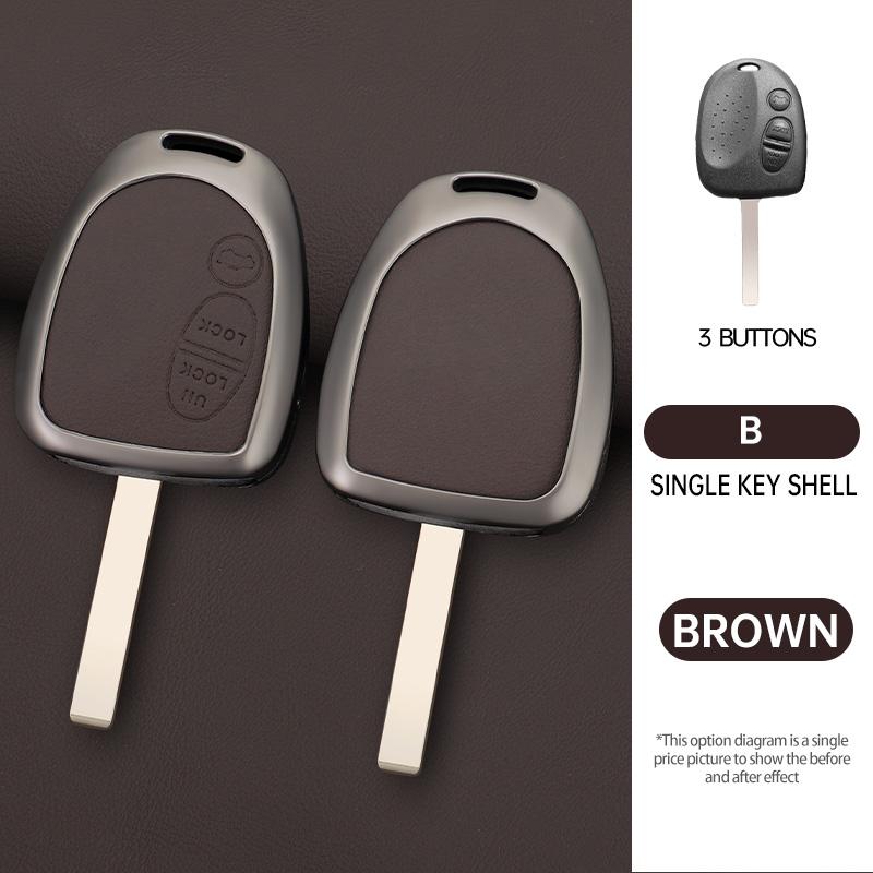 Car Zinc Alloy Leather Key Cases Holder Cover Chain For Holden Vs Vt Vx Vy Vz Wh Wk Commodore Chevrolet Uncut Blade Accessories
