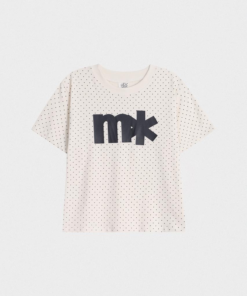 Mitayuseu Mita Archive Dot Short Sleeve T-Shirt [Cream Dot]