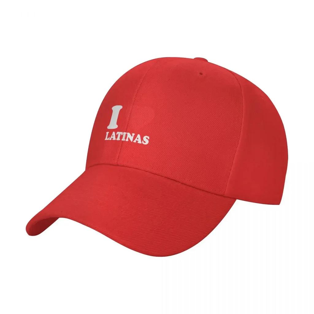 I Love Latinas Baseball Cap Dad Hat Black Rugby For Unisex Womens
