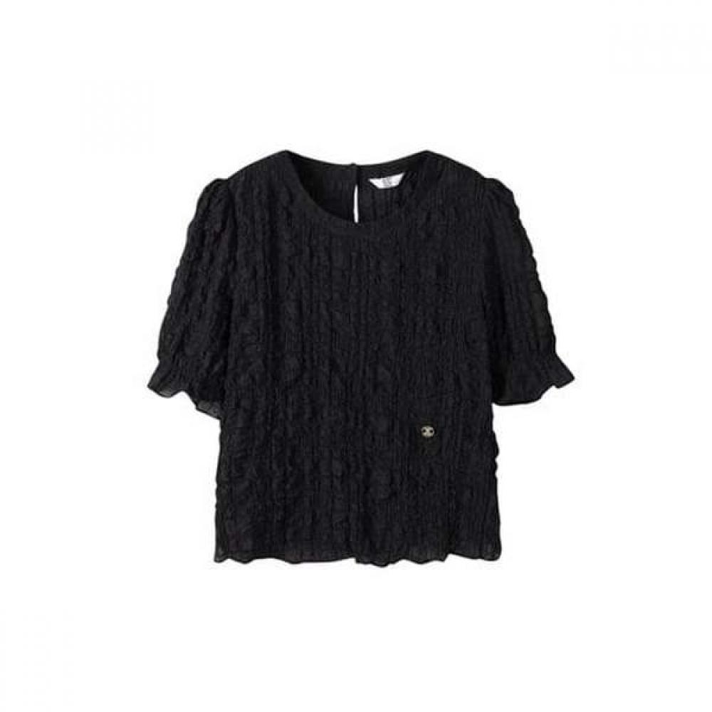 Cc Collect. Logo Embossed Blouse C252psc141