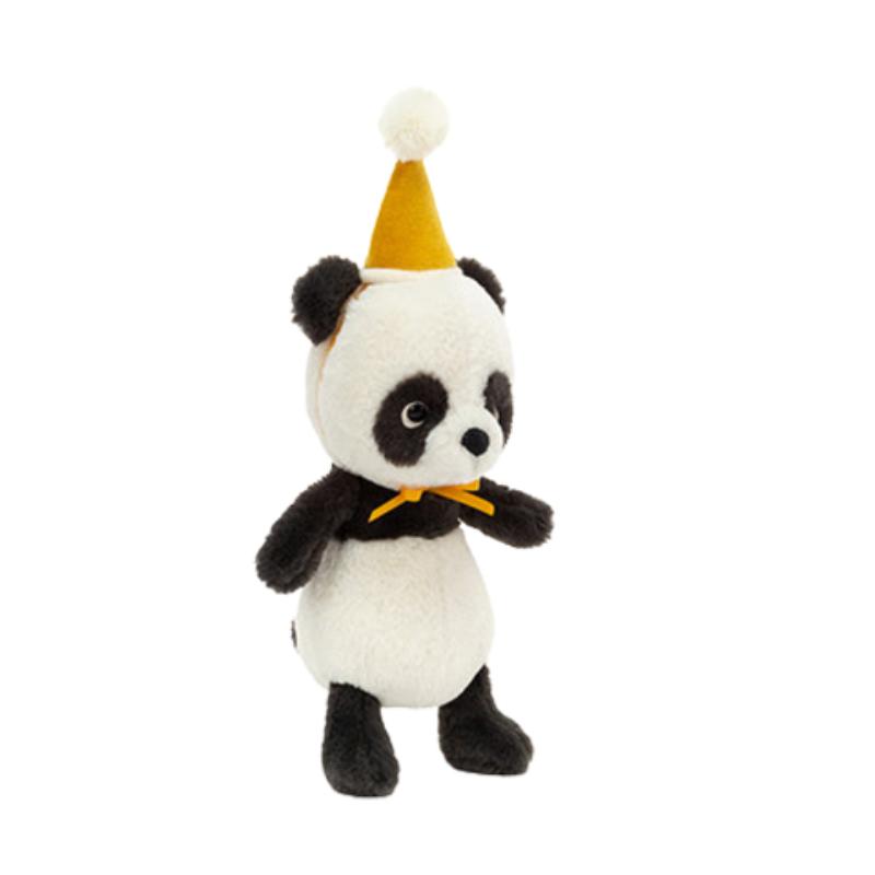 JELLYCAT Dress-up Series Animal Joli Pop Panda Soothing Black & White Doll Plush Doll 20cm Height