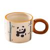 Creative Gift Panda Mug Cute National Treasure High Pretty Ceramic Coffee Cup Office Handmade Cup Household Cup