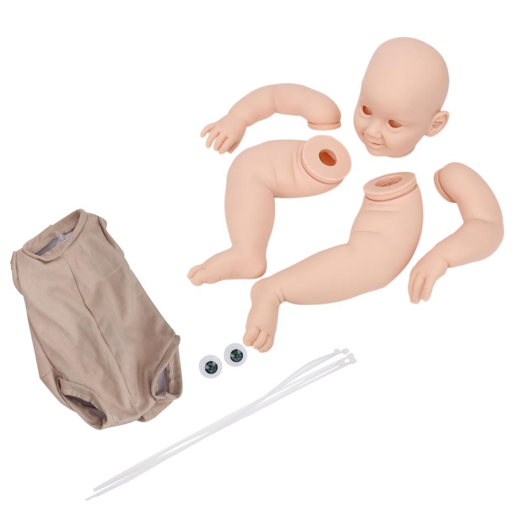 Vinyl DIY Reborn Doll Kit Unpainted Baby Infant Doll Model Parts Sets Toy 28 Inch