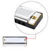 10 Holes 20 Tone Diatonic Blues Harmonica Key of C with Case for Beginner Children Silver