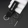 RAWN4 High Grade Leather Car Keychain With Keyring For Kia Rio Picanto Sportage Niro Morning Ceed ProCeed Stonic KN Venga Cerato Forte
