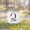 Personalized Mug Initial with Name Cup Custom Tea Coffee Hot Chocolate Mugs Wedding Bride Bridesmaid Mothers Day Gifts for Her