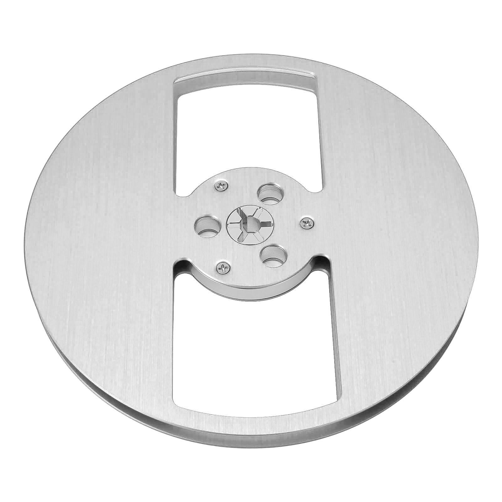 

1 4 7 Inch Empty Reel Aluminum Alloy 2 Hole Opening Machine Part Tape Takeup Reel for TEAC серебряный