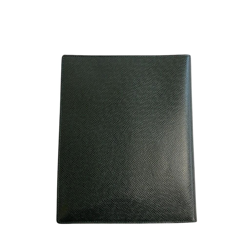 LOUIS VUITTON R20407 Taiga leather Notebook cover green leather Used
