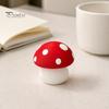 Button Fidget Toy 3D Printed Mushroom Clicker Toy, for Stress Relief, Mini Finger Backpack Decoration Reliever