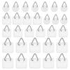 J1UL1N 30 Pack Adhesive Picture Hanger Picture Hanging Hooks Without Nails Adhesive Wall Hangers Sticky Picture Hangers