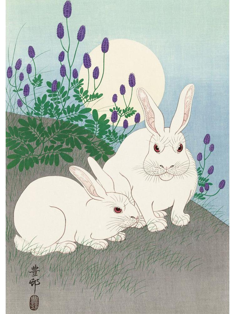 Japan Artist Ohara Koson Classic Artwork Poster Canvas Painting Monkey Goose Flower Birds Wall Art For Living Room Home Decor