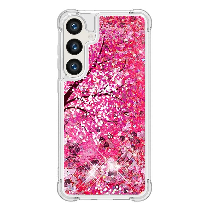 S24 Fe Case On For Funda Samsung Galaxy S24 FE Cover Glitter Dynamic Liquid Case For Samsung S 24 Ultra S24+ S24FE Cases Coque