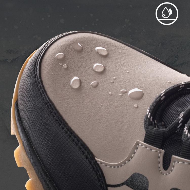 Men's Winter Warm Snow Boots With Fur Lined Outdoor Anti-Slip Waterproof Walking Ankle Booties for Male Comfortable Hiking Mid-Calf Boots Shoes