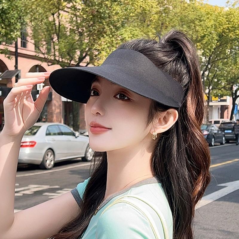 Summer Uv Sun Hat With Breathable Ice Silk Material And Large Brim For Womens Sun Protection And Style