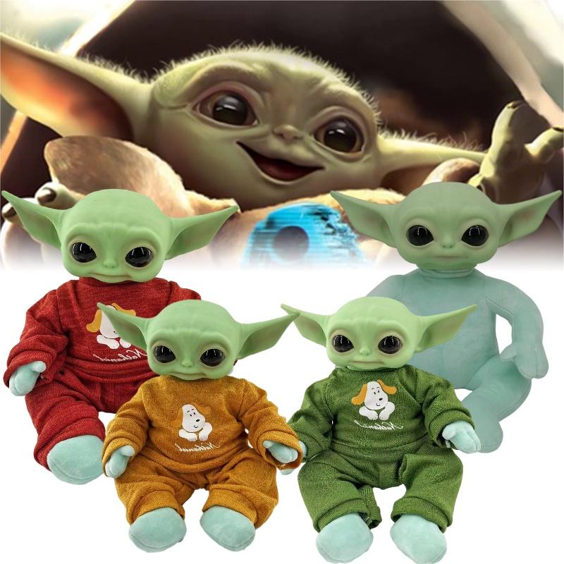 Yoda Baby Plush Doll Mandalorian Christmas Infant Toy Alien Figurine