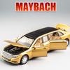 1/32 Toy Car Benz Maybach S650 Extended Edition Metal Toy Alloy Car Diecasts & Toy Vehicles Car Model Light Sound Toys for Children
