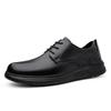 Scarpe da uomo in vera pelle alla moda Stile minimalista e versatile Festa di matrimonio tempo libero all'aperto camminata d'affari Scarpe nere