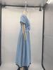 European & American V-neck Ruffle Big Swing Summer Dress - Women's Short Sleeve