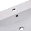 Vidaxl Built-in Sink, 101 X 39.5 X 18.5 Cm, Ceramic, White