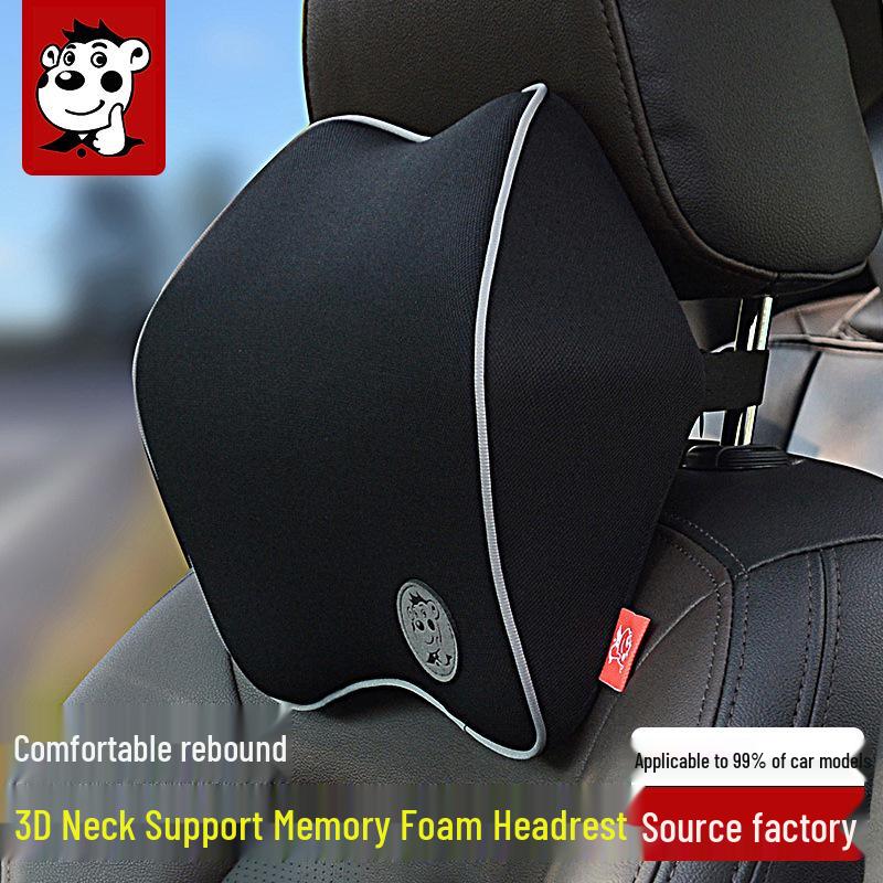 

Mikala Memory Foam Car Seat Neck Support Pillow - Universal Four Seasons Headrest Cushion. коричневий