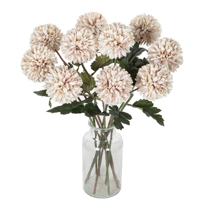 5/10pcs Artificial Flowers Silk Ball Chrysanthemum Wedding Bridal Bouquets Home Garden Wall Festival Decorations DIY Gifts Party