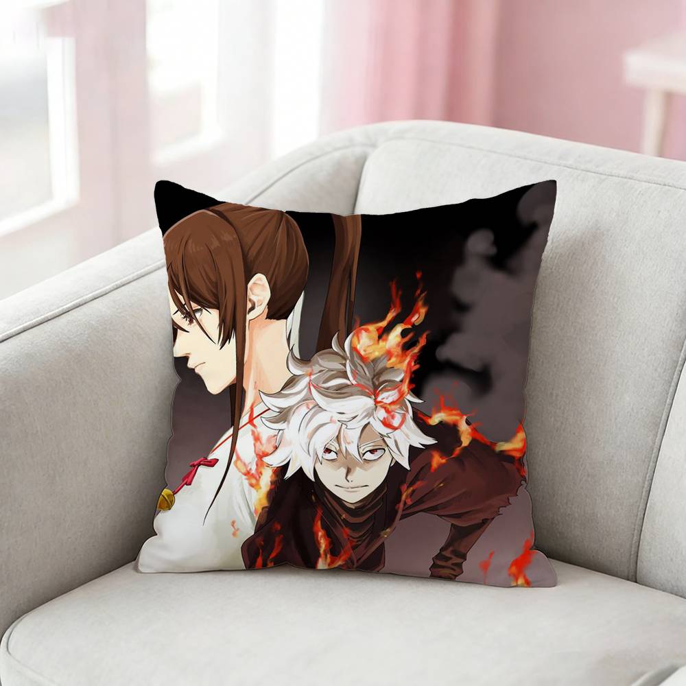 Hot Anime Hells Paradise Pillow Case Cushion Cover Throw Pillow Case For Car Sofa