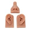 Silicone Nose Ear Model 3D Simulation Nose Ear Model Set for Piercing Practice Teaching