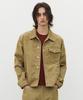 Suare Washed Corduroy Jacket Beige