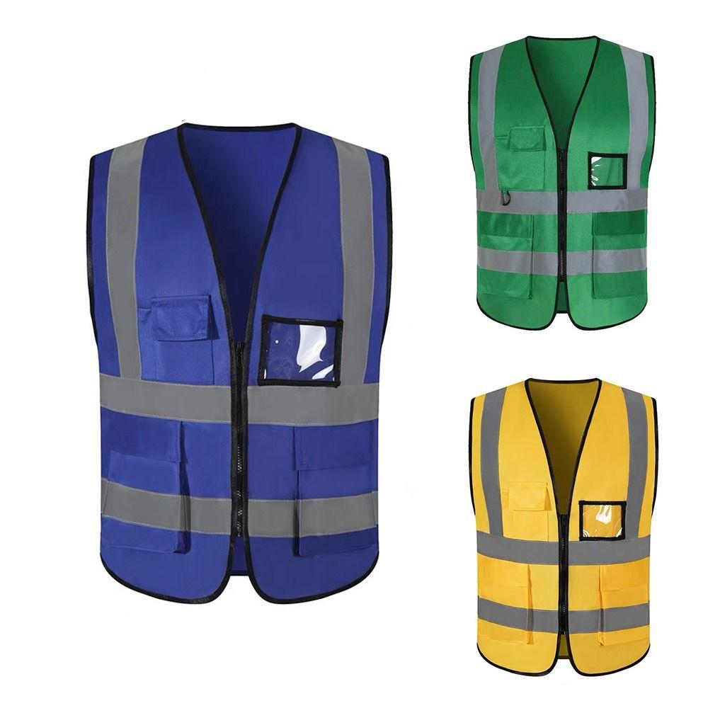 Breathable Traffic Waistcoat Wear Resistant Cycling Safe Jacket Reflective Safety Vest  Workwear