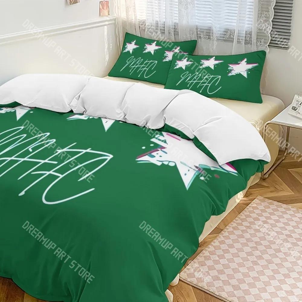 3D Print Maccabi MHFC Haifa Green Apes Bedding Set Twin Queen King Full Size Duvet Cover Pillowcase Bed boys girls Adult Home