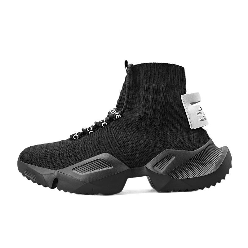 Sommer atmungsaktive Laufschuhe 2025 neue Herrenschuhe vielseitige Internet-Berühmtheit Papa-Schuhe Herren Plateau Socken Entenschuhe