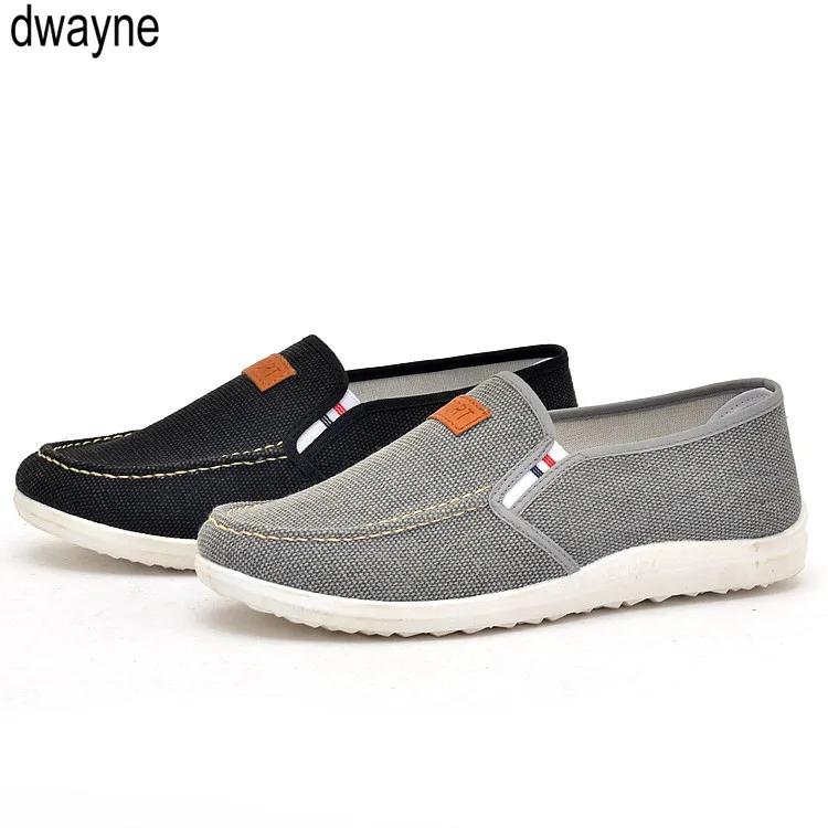 Fashion Men's Casual Shoes Canvas Shoes Men's Breathable Casual Walking Soft Soles Work Canvas Cow Tendon Soles Healthy Walking Shoes