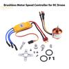 Model Aircraft Accessories Brushless Motor with 30A Brushless ESC Motor Speed Controller for RC Drone