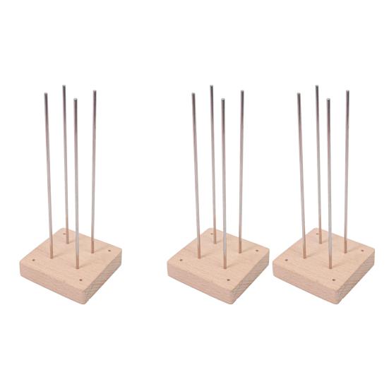 Wooden Monkey Fist Jig Portable Rope Knot Jig Knotters Craft Base Monkey Fist Knot Maker for Rope Projects Keychains Backpack Charms Craft