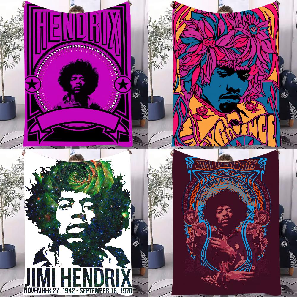 Guitarist J-Jimi H-Hendrix Blanket Design Lightweight Throw Blanket For Dorms, Naps, Living Room, Office,Sofa