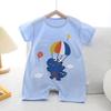 Summer Printed Newborn Baby Cotton Linen Bodysuits Boy and Girl Cartoon Romper Jumpsuit Soft Skin-friendly Thin Comfy Romper