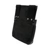 SK11 Synthetic Leather Nail Pouch, SSL-K2, 250mm Wide x 310mm High x 120mm Deep, with Back Slit and Belt Loop, Black