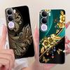 For Vivo V40 Lite 4G 5G Case V2417 Cool Lion Butterfly Painted Cover For Vivo Y200 5G Soft Slim Phone Case For Vivo Y300 5G Bags