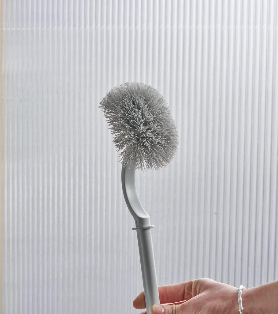 Japanese Style Long Handle Toilet Brush Set for Seamless Cleaning
