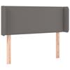 VidaXL Headboard with Ears Grey 93x16x78-88 Cm Faux Leather3118710