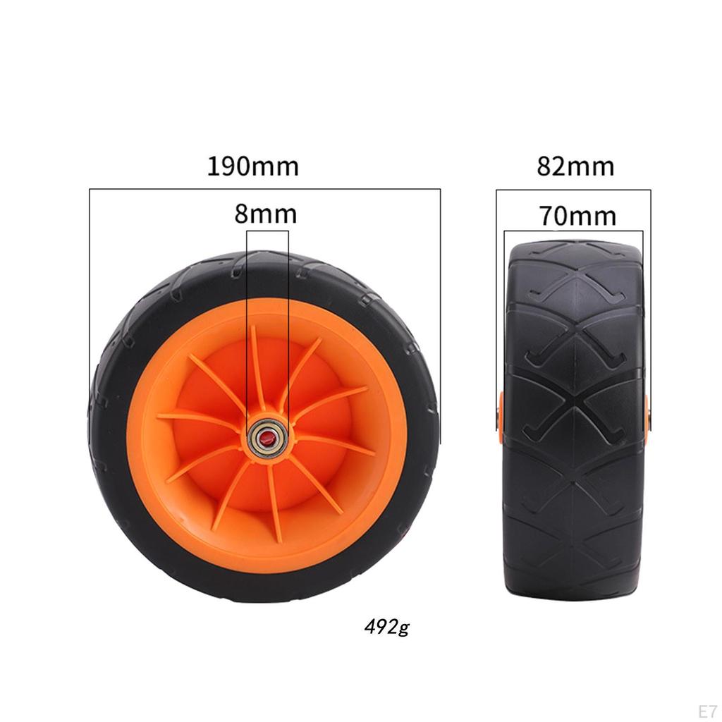 Replacement Wheels for Folding Utility Cart - Set of 2