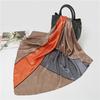 Hangzhou Silk Spring and Autumn Simulation Silk Women's Satin Satin Silk Scarf Winter Versatile Decorative Scarf Satin 91 Large Square Scarf